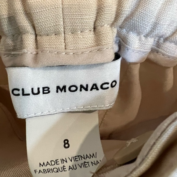 Club Monaco CASHEW Women's Anreannah Wide Leg Pants size 8 - Picture 7 of 8